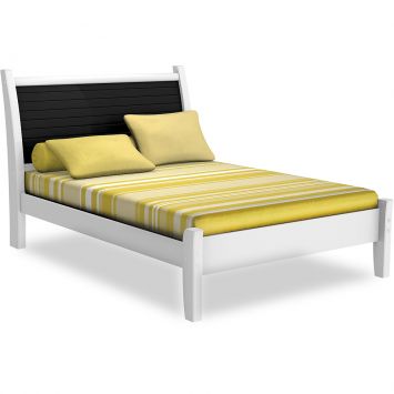 Cama Casal Combinare Plus Branco & Preto Zanzini