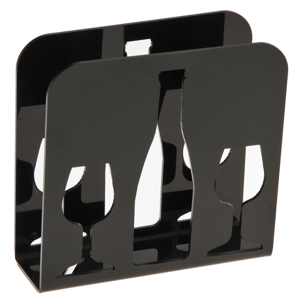 Kit 12 Porta Guardanapo Decorativo Taça e Garrafa de Vinho P