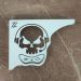 Mão Francesa Aço Branco 20cm Caveira Gamer Decorativa para P