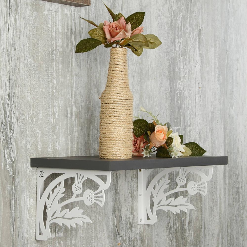 Mão Francesa Decorativa 20cm Ramos Flor Brinco de Princesa B
