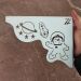 Mão Francesa Ornamentada 20cm Nave Espacial Astronauta Branc