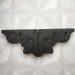 Mão Francesa Ornamentada 20cm Nave Espacial Astronauta Preto Aço Zarg