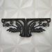 Mão Francesa Ornamentada Preta Aço 20cm Flor Brinco de Princ