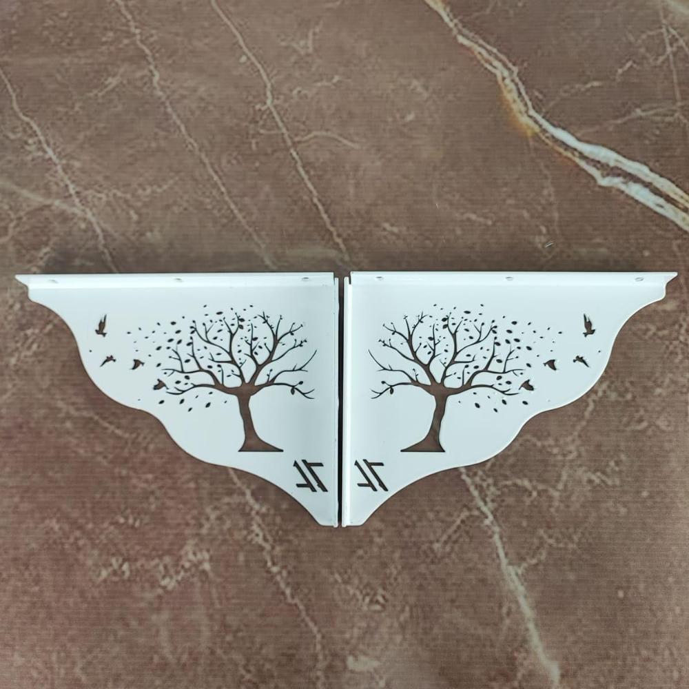 Mãos Francesas Brancas Ornamentadas 20cm Árvore Outono Decor