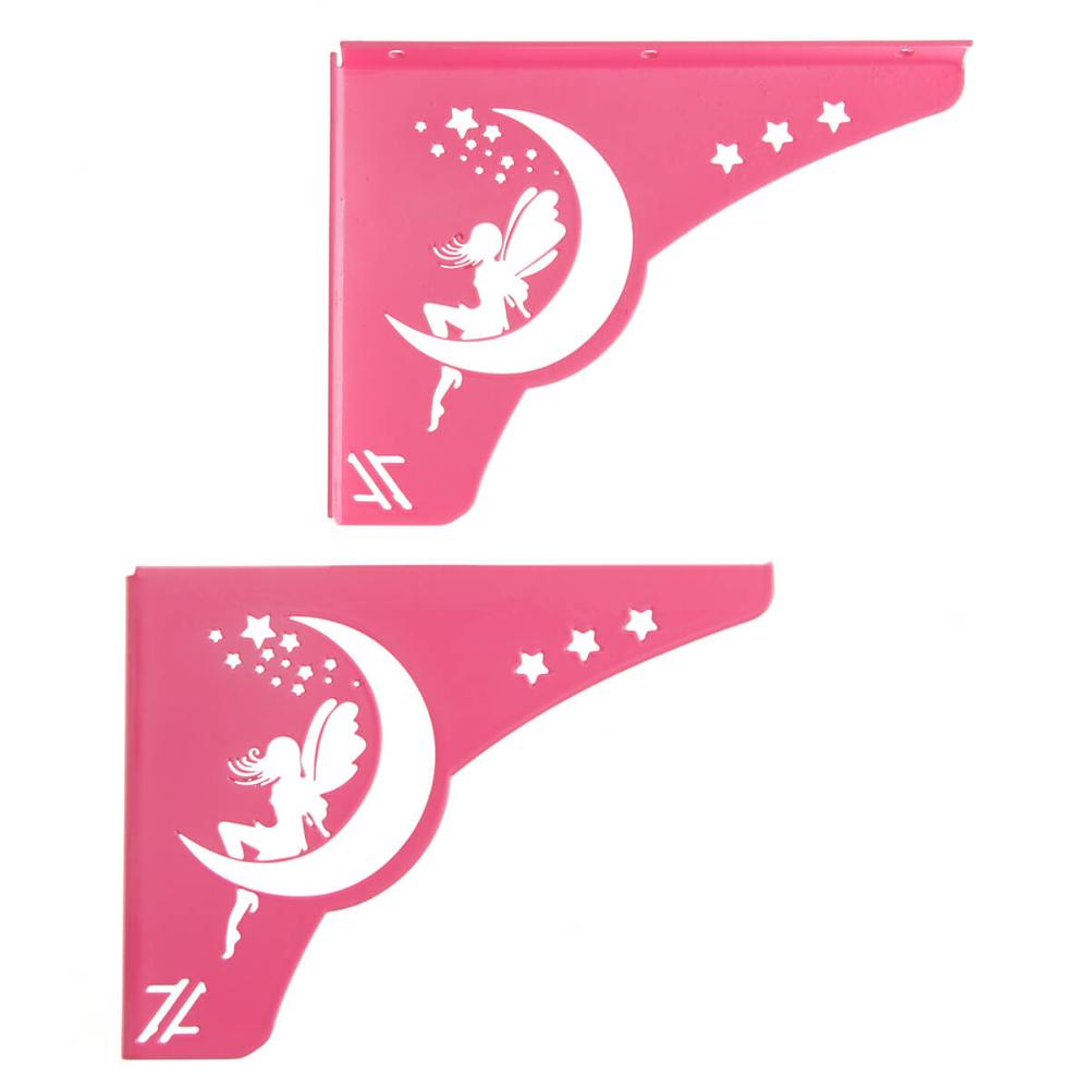 Mãos Francesas Ornamentadas Fada Rosa Decorativas 20cm Menin