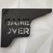 Mãos Francesas Pretas 20cm Game Over Decorativa em Aço para