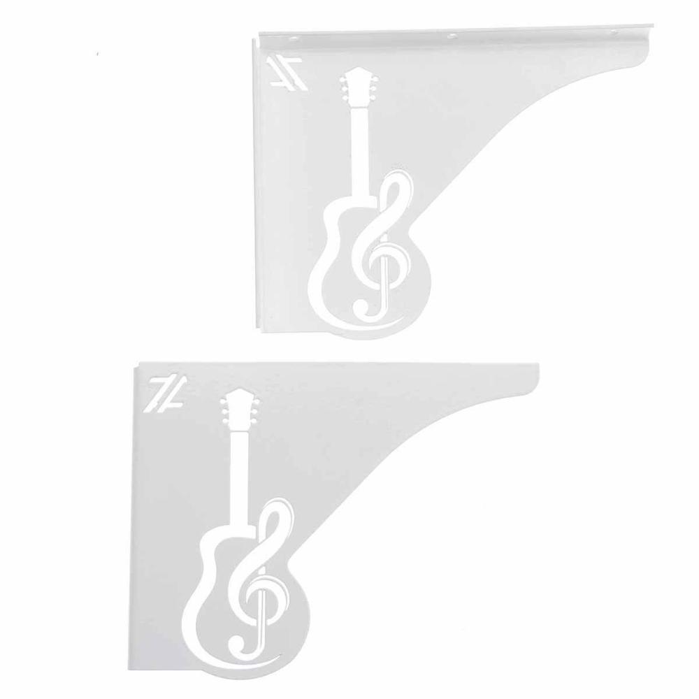 Mãos Francesas para Prateleira Decorativas 20cm Música Violã