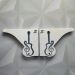 Mãos Francesas para Prateleira Decorativas 20cm Música Violã