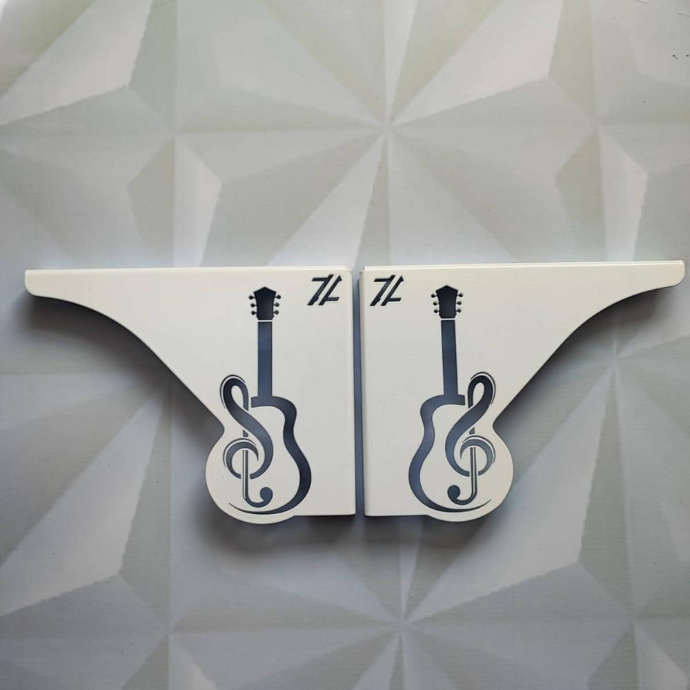 Mãos Francesas para Prateleira Decorativas 20cm Música Violã