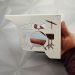 Par Mão Francesa Ornamentada Música Bateria 20cm Epóxi Branc