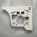 Par Mão Francesa Ornamentada Música Bateria 20cm Epóxi Branc