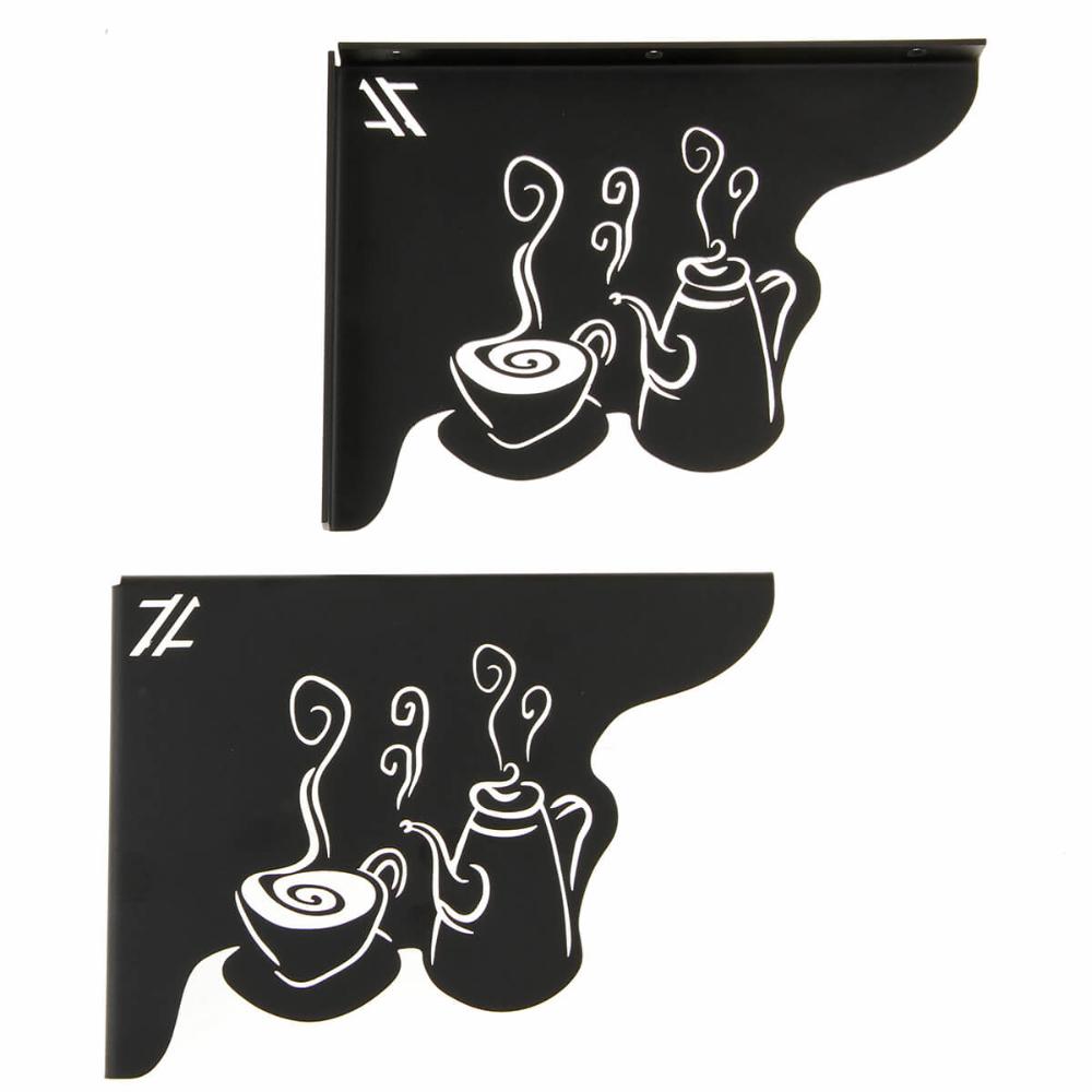 Par Mãos Francesas Decorativas 20cm Cantinho do Café Bule e