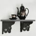 Par Mãos Francesas Decorativas 20cm Cantinho do Café Bule e
