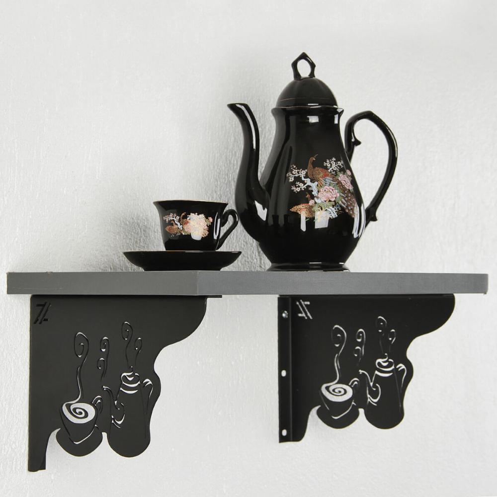 Par Mãos Francesas Decorativas 20cm Cantinho do Café Bule e