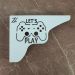 Par Mãos Francesas Decorativas 20cm Canto Gamer Let's Play A