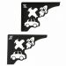 Par Mãos Francesas Decorativas 20cm Foguete Carro e Avião Pr