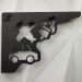 Par Mãos Francesas Decorativas 20cm Foguete Carro e Avião Pr