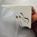 Par Mãos Francesas Decorativas 20cm Música Guitarra Branco A