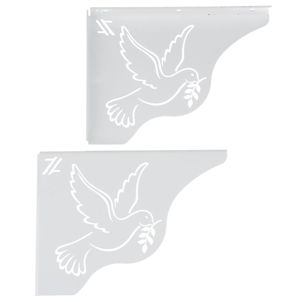 Par Mãos Francesas Decorativas 20cm Pomba da Paz Divino Espí