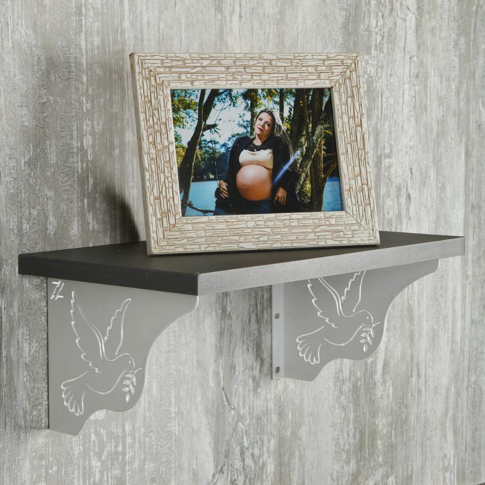 Par Mãos Francesas Decorativas 20cm Pomba da Paz Divino Espí