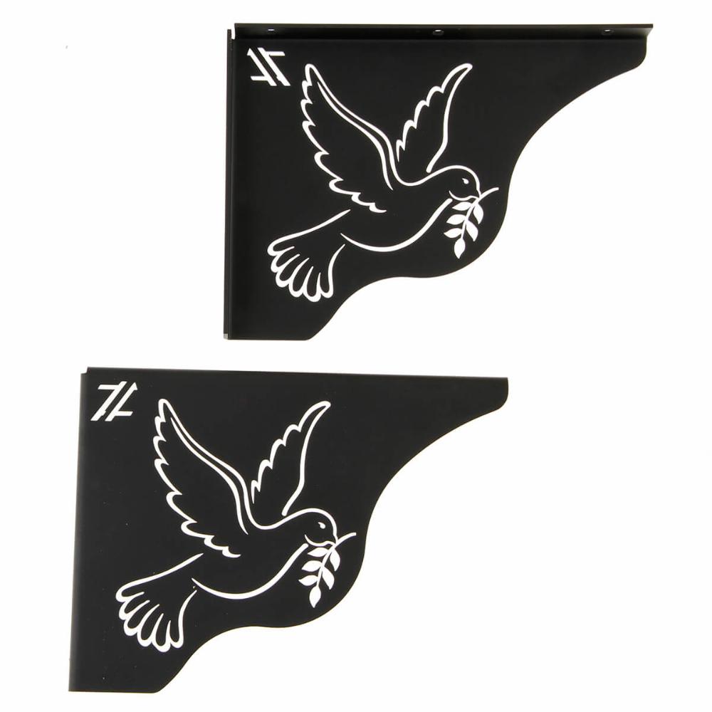 Par Mãos Francesas Decorativas 20cm Pomba da Paz Divino Espí