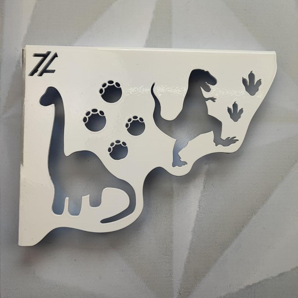 Par Mãos Francesas Decorativas Branca 20cm Prateleira Menino