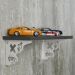 Par Mãos Francesas Ornamentada Decorativa 20cm Menino Carro e Avião Branco Aço