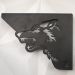 Par Mãos Francesas Ornamentada Lobo Preto Aço 20cm Industria