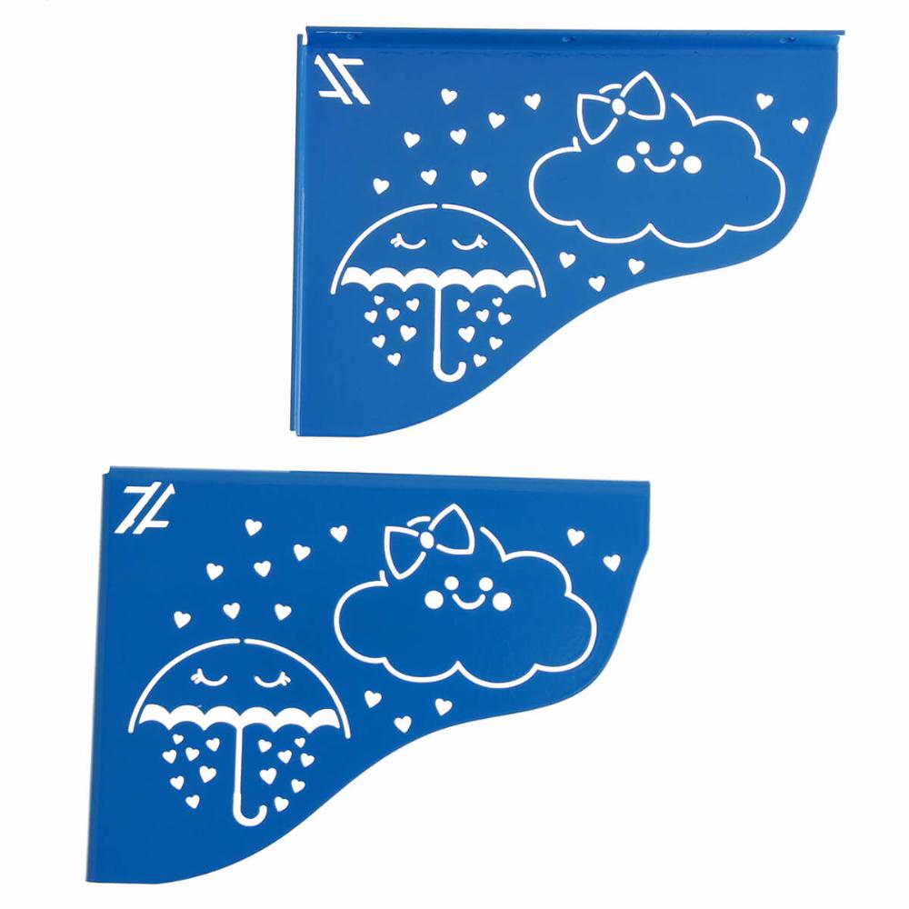 Par Mãos Francesas Reforçada 20cm Prateleira Menino Chuva de
