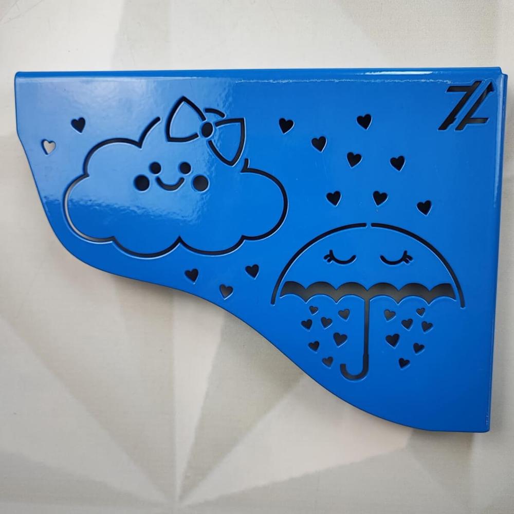 Par Mãos Francesas Reforçada 20cm Prateleira Menino Chuva de