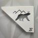Par Mãos Francesas Urso Polar Branco Decorativa 20cm Ornamentada Zarg