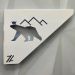 Par Mãos Francesas Urso Polar Branco Decorativa 20cm Ornamentada Zarg