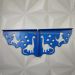 Par Mãos Francesas de Aço Decorativas 20cm Dinossauros Azul
