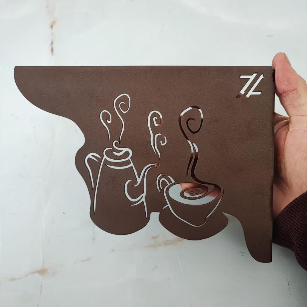 Par Mãos Francesas para Prateleira 20cm Cantinho do Café Cof