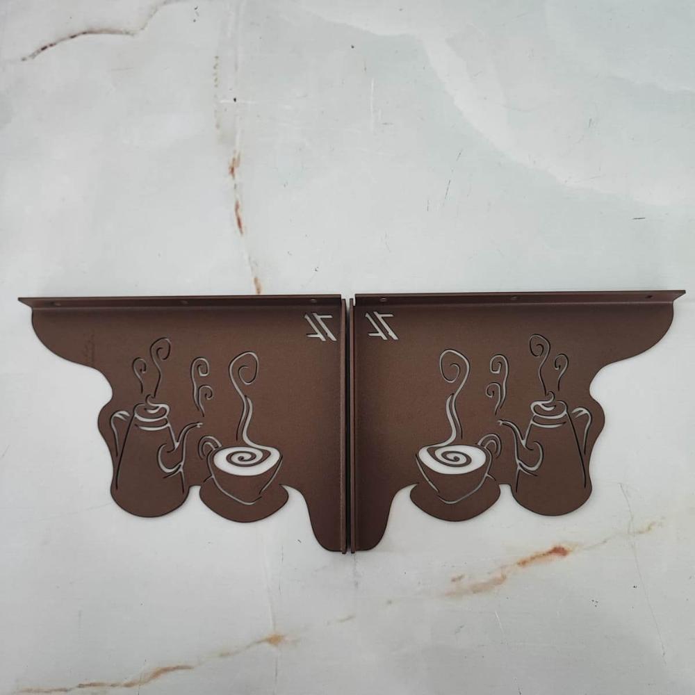 Par Mãos Francesas para Prateleira 20cm Cantinho do Café Cof