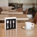Porta Guardanapo Preto Acrílico Decorativo Talheres de Mesa
