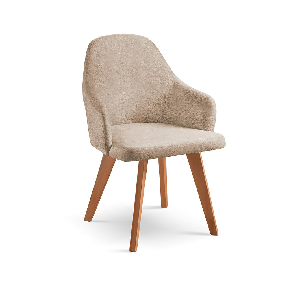 Cadeira Para Mesa De Jantar Manuela - Milano Bege