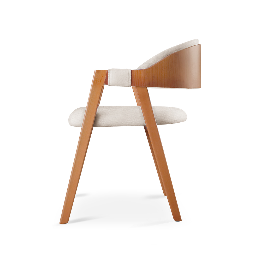 Cadeira Para Mesa de Jantar Gaia - Linho Nude