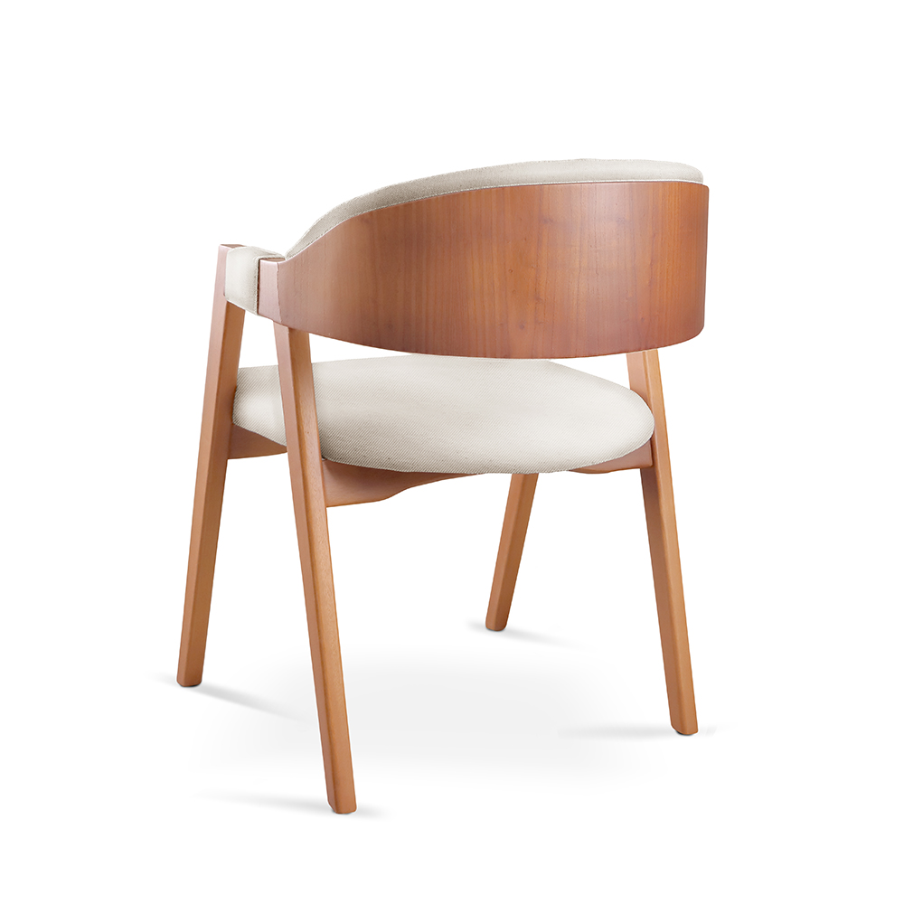 Cadeira Para Mesa de Jantar Gaia - Linho Nude