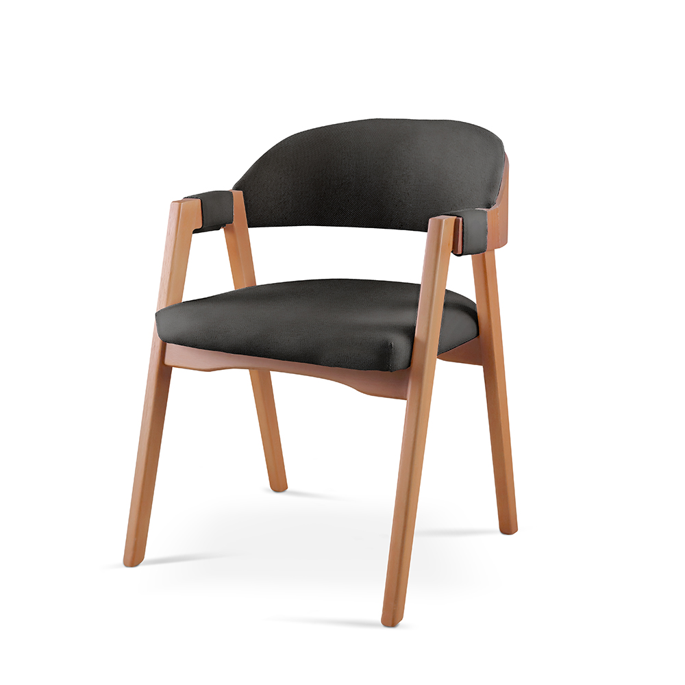 Cadeira Para Mesa de Jantar Gaia - Linho Preto