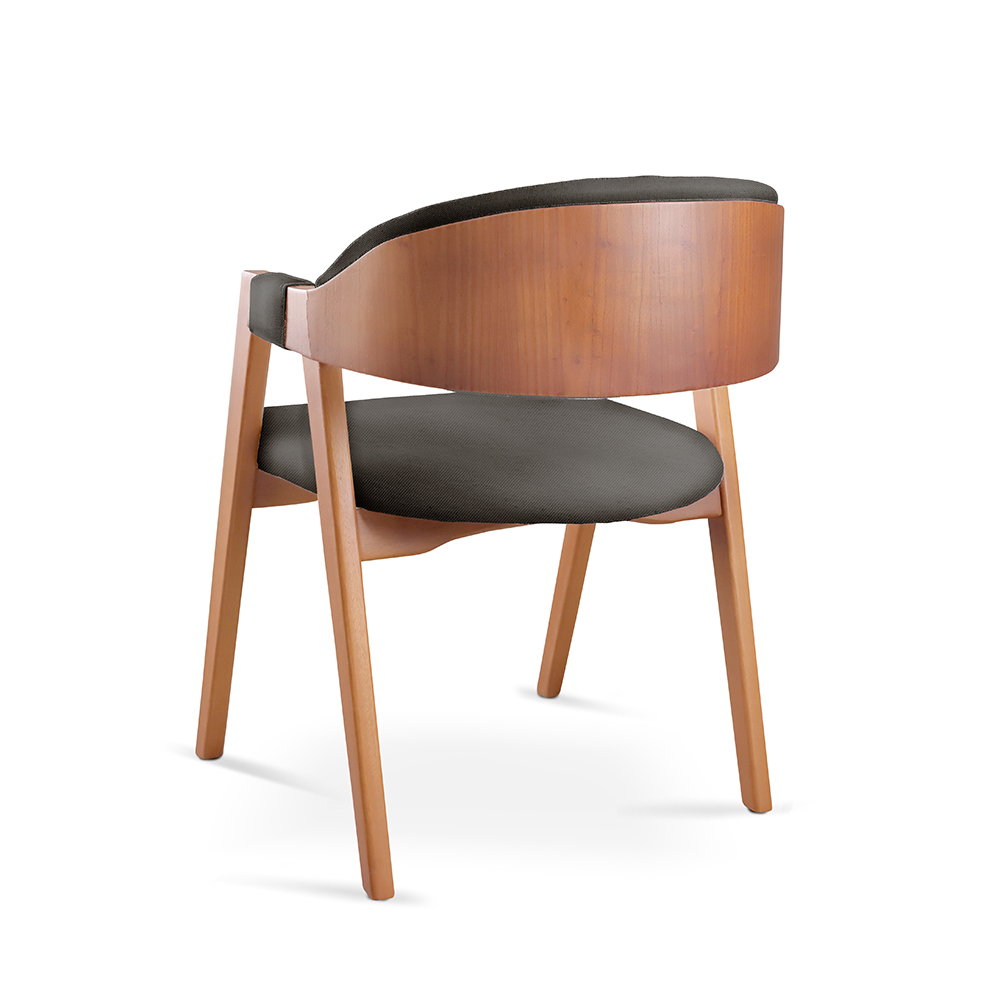 Cadeira Para Mesa de Jantar Gaia - Linho Preto