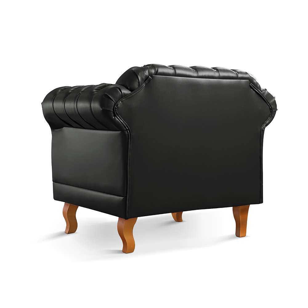 Conjunto Sofá E Poltronas Chesterfield Duque