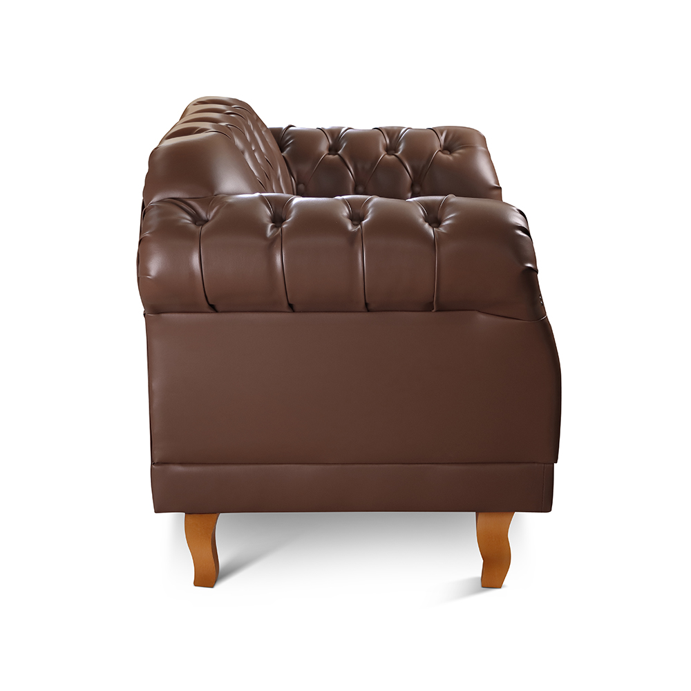 Conjunto Sofá E Poltronas Chesterfield Duque
