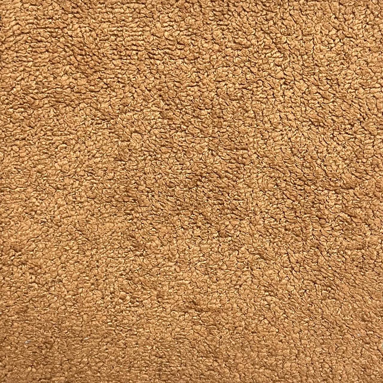 Poltrona Decorativa Curva Califórnia Bouclé Laranja
