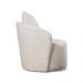 Poltrona Decorativa Curva Califórnia Bouclé Nude