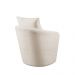 Poltrona Decorativa Curva Califórnia Bouclé Nude