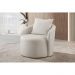 Poltrona Decorativa Curva Califórnia Veludo Nude