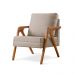 Poltrona Mona Luxo - Linho Bege