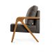Poltrona Mona Luxo - Linho Preto