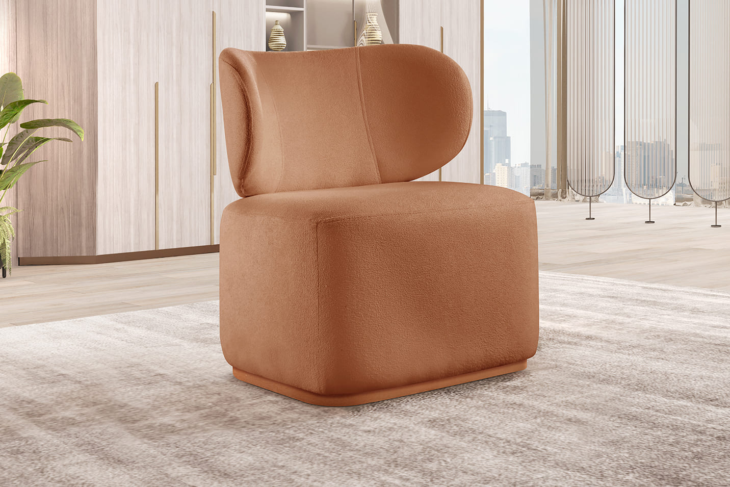 Poltrona Para Sala De Estar Moderna Sun